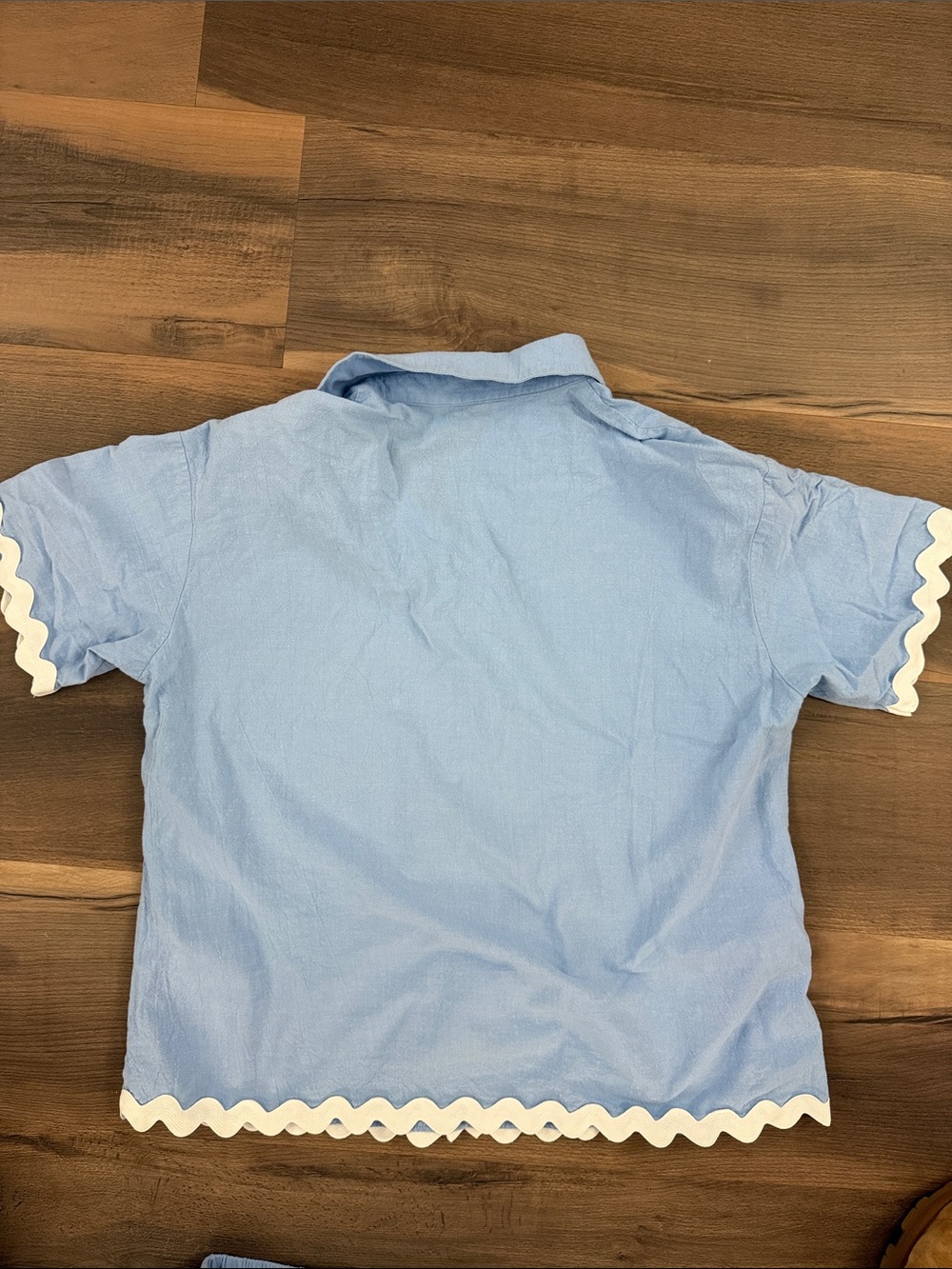 Light Blue Ric Rac Women’s Matching Set/ Cover up - Picture 4 of 4